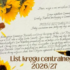 List kręgu centralnego 2026/27 – Panie, uczyń z nas narzędzia Twego pokoju